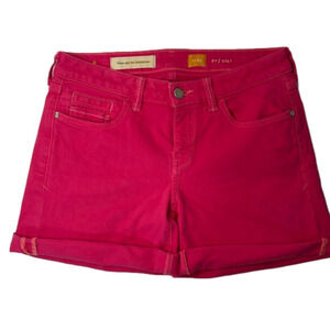 Pilcro and the Letterpress Pink Denim Shorts size 25